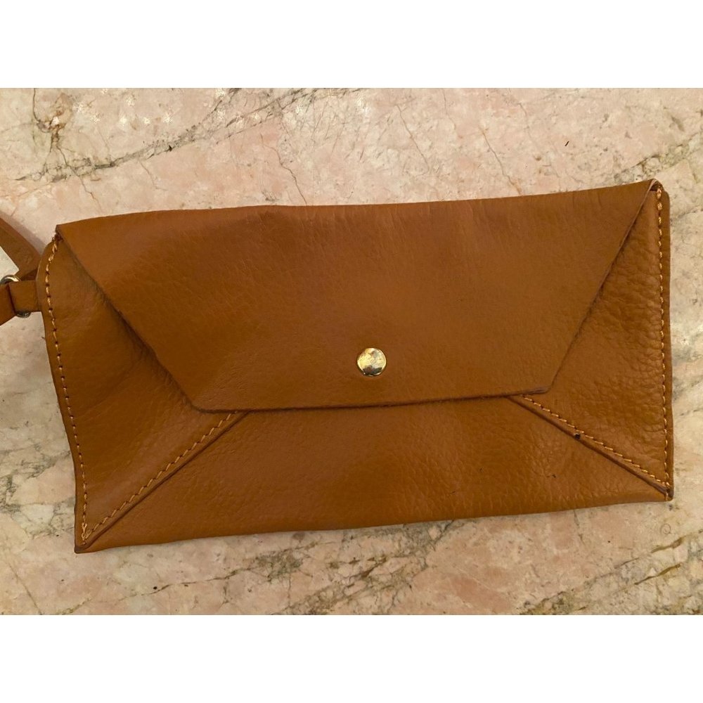 Poverty Flats Leather Wristlet Wallet